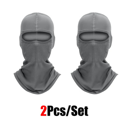 4Pcs Full Face Mask Balaclava Cycling Ski Motorcycle Warm Black Men