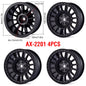 1/10 RC Wheels & Tires Set 12mm Hex On-Road Drift/Rally for Tamiya TT-02 Compatible Chassis