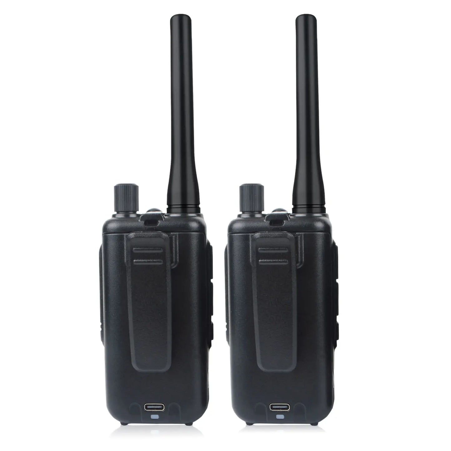 2PCS Baofeng Dual Band Mini Walkie Talkie 5W Radio Air Band Compact