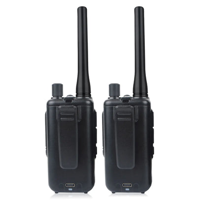 2PCS Baofeng Dual Band Mini Walkie Talkie 5W Radio Air Band Compact