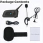 XiNOWY V6C PRO Bluetooth Full Duplex Referee Intercom Headset 1200m Earhook (2 Referees)