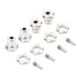 1 set 17mm Hex Nuts Splined Wheel Hubs  for traxxas E-REVO wheel hubs 5353X 1/10 E-MAXX Summit E-REVO REVO 3.3
