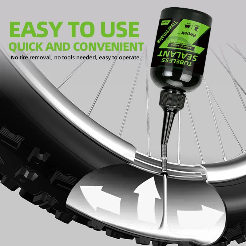 Latex Tubeless Tyre Sealant MTB Road Gravel CX Bicycle Puncture Repair Fluid