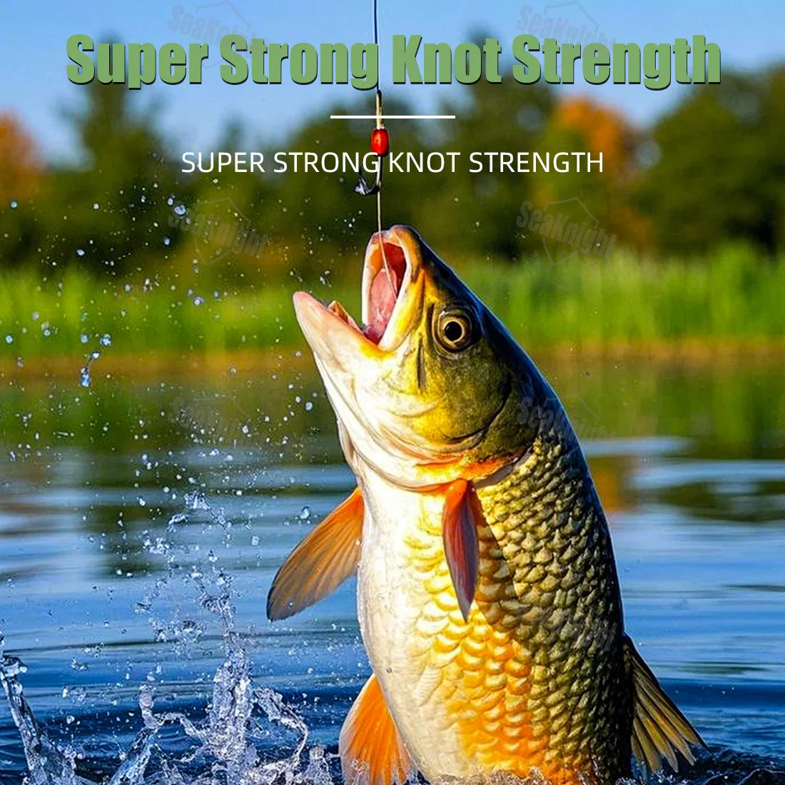 SeaKnight CARP 500M Nylon Fishing Line 10-25LB Strong Smooth Invisible Green