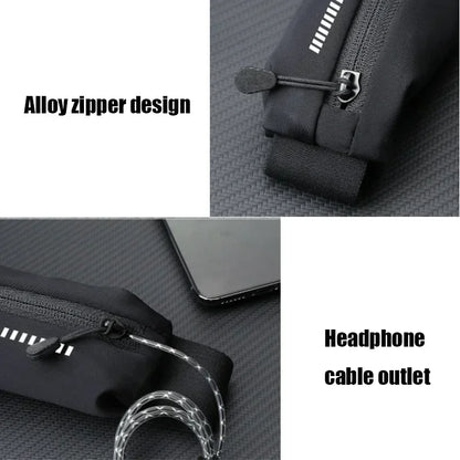 Running Belt Waterproof Fitness Pouch Phone Holder Waist Bag for Jogging