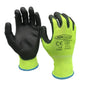 24 Pairs Work Gloves Safety Grip Coated Builders Gardening Nitrile Nylon