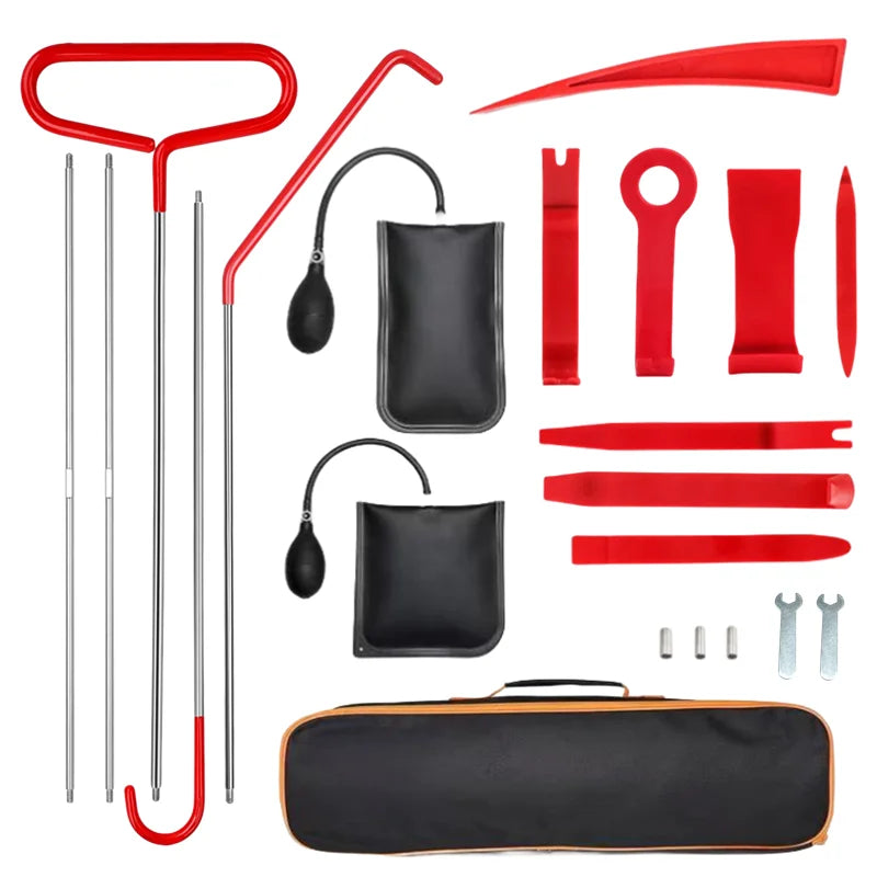 Inflatable Air Pump 21/18PCS Car Door Window Open Fixing Gripper Tools