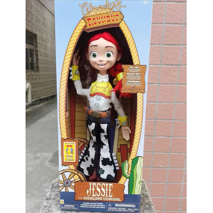 Disney Toy Story 4 Anime Figure Talking Woody Buzz Jessie Rex Action Figures Model Decoration Collection christmas Toy Gifts-EXPROTAS