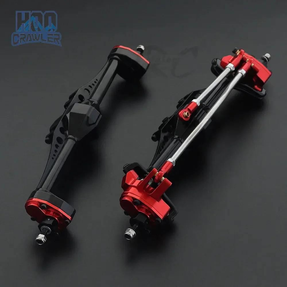 Aluminium Front Rear Portal Axle Set 1/10 RC Crawler Axial Capra UTB Currie F9