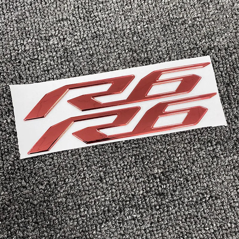 Motorcycle 3D Emblem Badge Decal Tank Wheel Sticker Soft Reflective Decal R1 R3 R6 Sticker For Yamaha YZF-R6 Fairing Body Decals-EXPROTAS