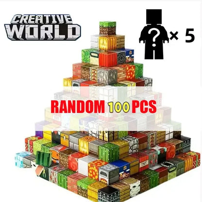 500pcs Magnetic Building Blocks Cube Set Montessori DIY Sensory Educational Toy Gift