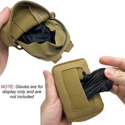 Latex Glove Pouch Nylon Duty Belt Molle EMT Tactical Hunting Accessory Bag