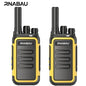 2Pcs Walkie Talkie Long Range Two Way Radio Portable UHF Talkies