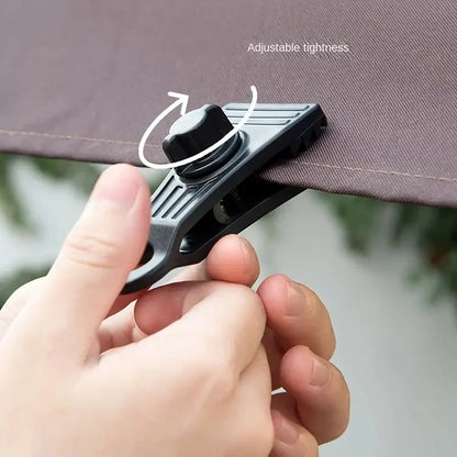 10-Pack Tent Clips Windproof Carabiner Clamps for Canopy Rainfly Fixing