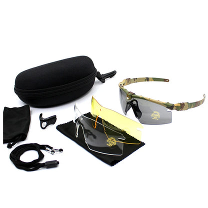 Outdoor Tactics Glasses 3.0 UV Protection Ballistic Goggles Hunting Shooting