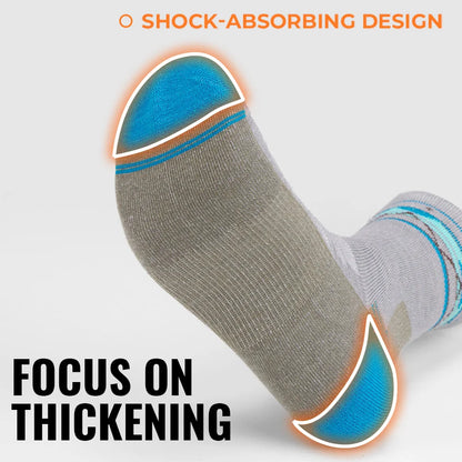 3 Pairs Merino Wool Socks Thermal Thick Hiking Socks for Men & Women