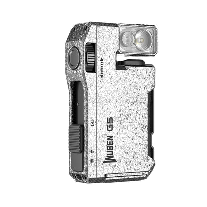 Wuben EDC Keychain Light 400 Lumens Rechargeable Mini Flashlight RGB Dual Source