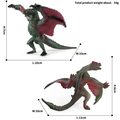 Oenux Fantasy Creature PVC Figure Dragon Phoenix Dinosaur Animal Model - EXPROTAS