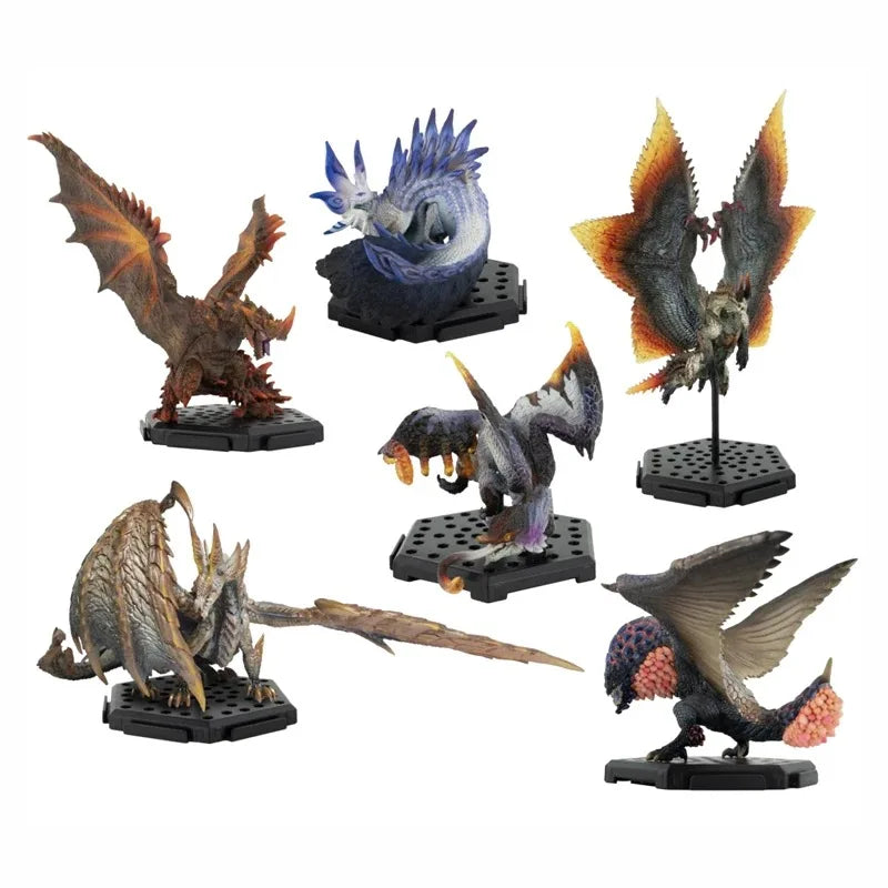 Monster Hunter Iceborne Dragon Figure Set Malzeno Amatsu Zinogre Rathalos