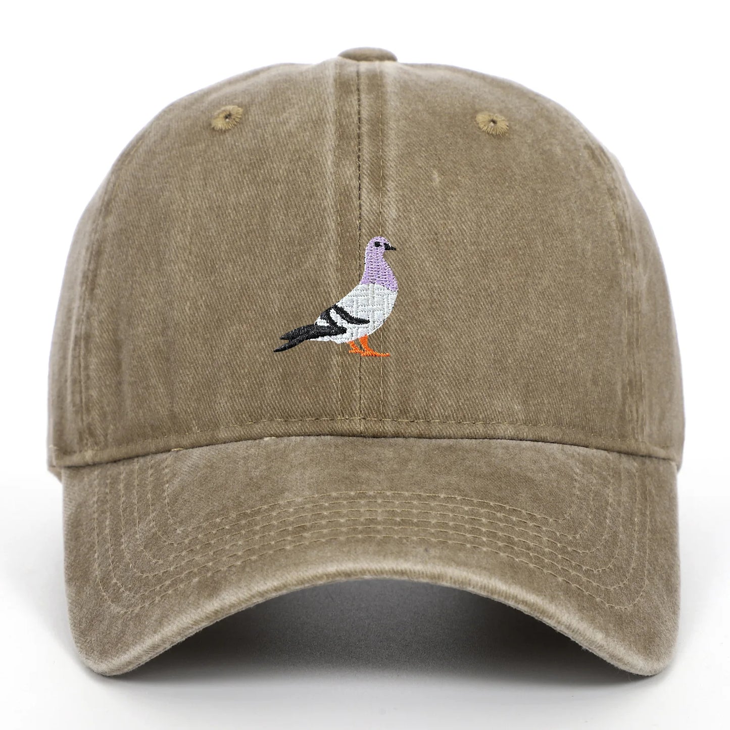 Outdoor Sun Protection Baseball Cap Pigeon Embroidered Unisex Hat