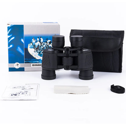 80x80 HD Binoculars Optical Glass Lens Waterproof Hunting Sports Outdoor