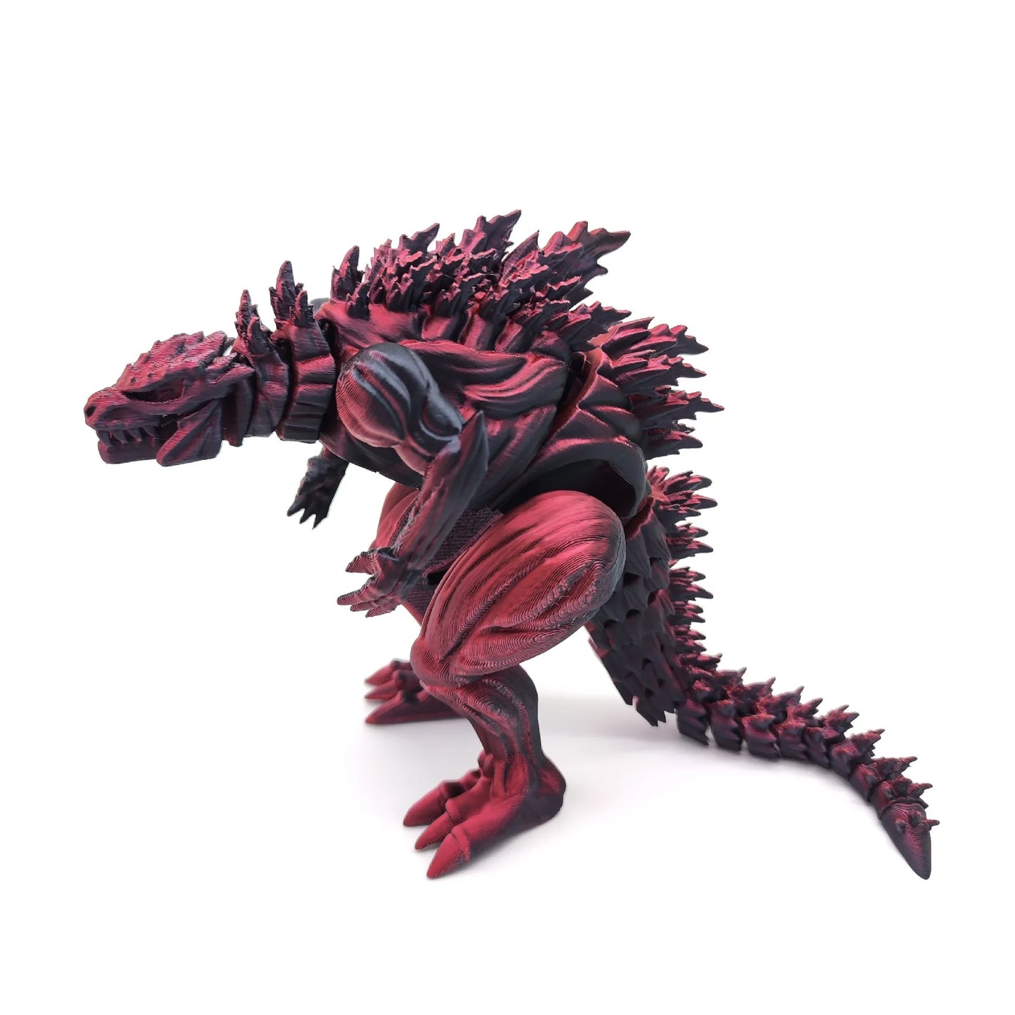 3D Printed Articulated Muscle Dinosaur Figure Movable Joint Desk Model - EXPROTAS
