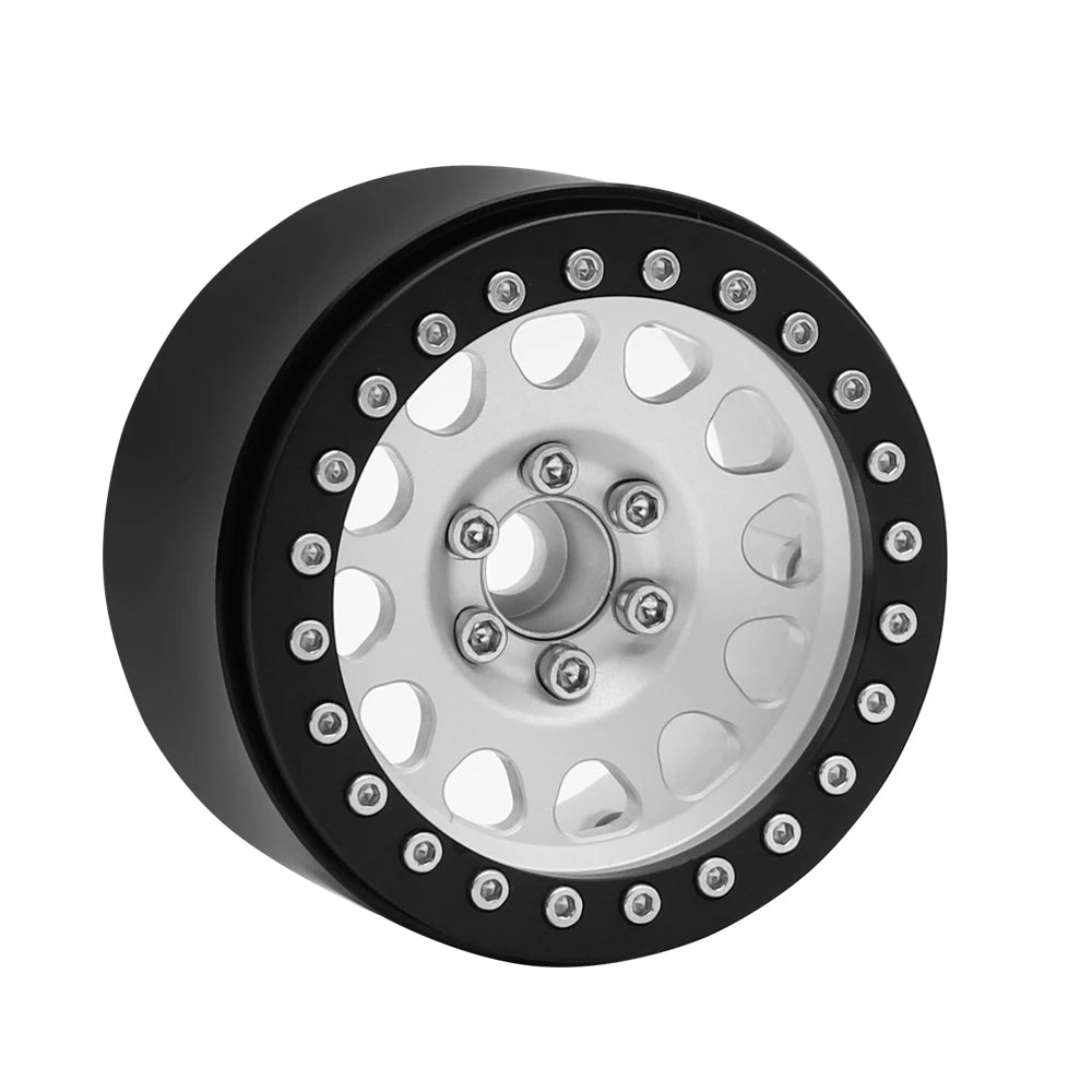 1/10 RC Crawler CNC 2.2" Aluminum Beadlock Wheels for TRX4 TRX6 Axial SCX10 Wraith Capra - EXPROTAS