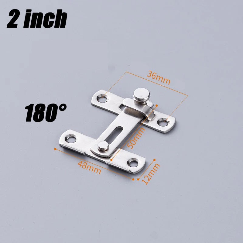 Barn Door Latch Sliding Right Angle Bolt Wine Cooler Closet Baby Safety