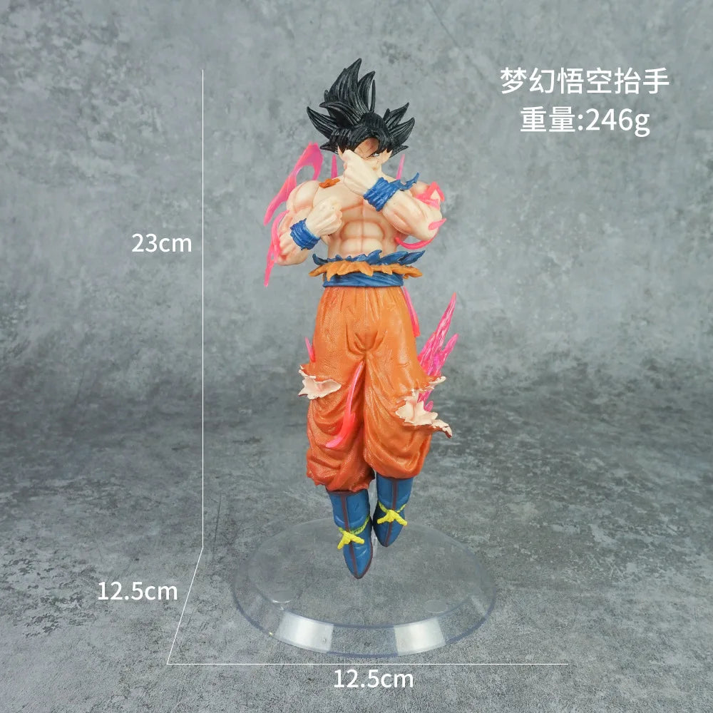 Dragon Ball Z Ultra Instinct Goku Figure PVC Anime Statue Migatte no Gokui