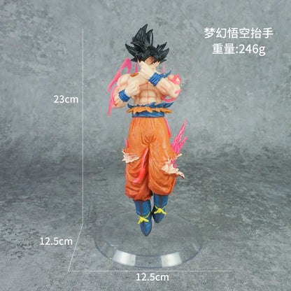 Dragon Ball Z Ultra Instinct Goku Figure PVC Anime Statue Migatte no Gokui