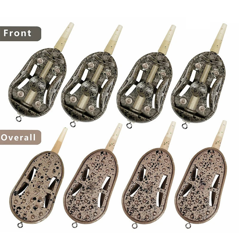 Carp Fishing Feeder Kit Bait Launcher Moulds Groundbait Dispenser Tool