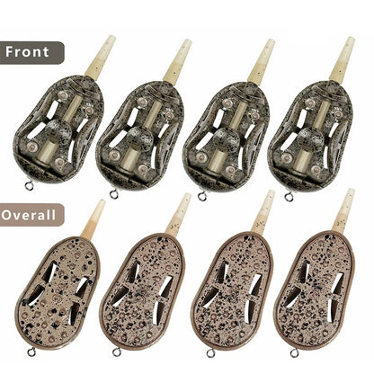 Carp Fishing Feeder Kit Bait Launcher Moulds Groundbait Dispenser Tool
