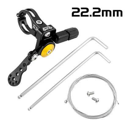 MTB Dropper Remote Lever for 22.2mm Aluminum Seatpost Bike Housing