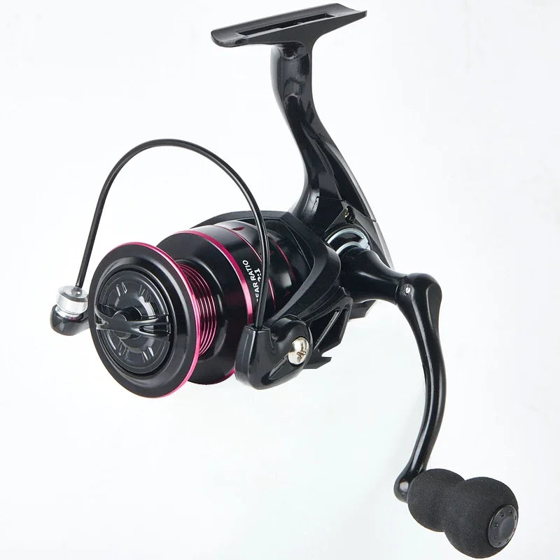 Spinning Reels 8KG-12KG Max Drag Carrete de pesca 5.2:1 Metal Handle Fishing Reel Coils Saltwater Reel for Fishing Accessories