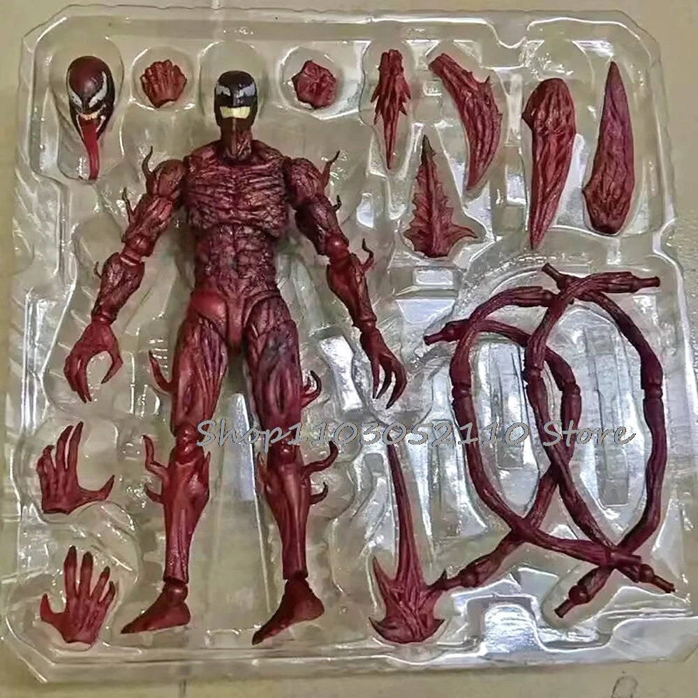 SHFiguarts Venom Red Venom Carnage Action Figure Shf Venom 2 Let There Be Carnage Anime Figure Model Toy Birthday Gifts Doll-EXPROTAS