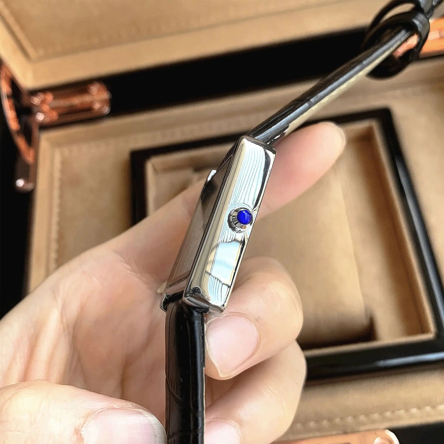 Men’s Retro Business Watch Leather Strap Calendar Waterproof Luxury Quartz Gift