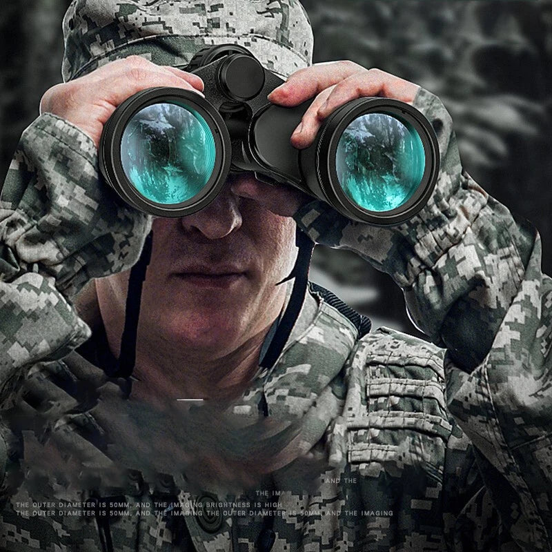 20x50 Waterproof Binoculars Low Light Long Range Hunting Camping Outdoor Optics