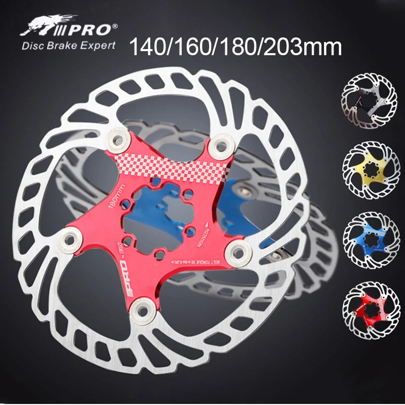 MTB Floating Disc Brake Rotor IIIPRO 140-203mm Bicycle Brake Rotors