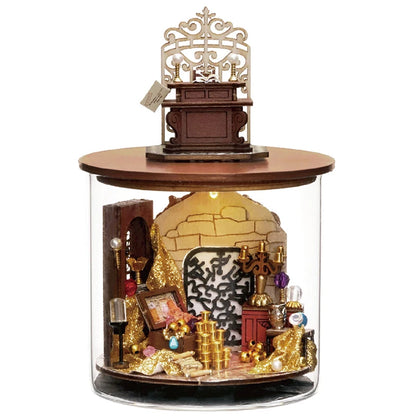 Wooden Mini DIY Dollhouse Kit with Furniture 3D Room Model Puzzle Decor Gift - EXPROTAS
