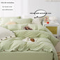 3pcs Double Duvet Cover King Size 100% Cotton Bedding Quilt Covers 220x240