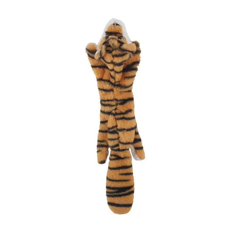 No Stuffing Dog Toy Plush Squeaky Animal Chew Toy for Pets Crinkle