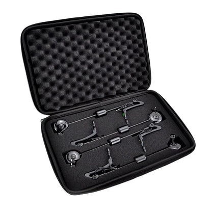 Hirisi LED Carp Fishing Swingers Drop Off Indicator 4 Color In Zipped Case Carp Fishing Equipment B2022-EXPROTAS