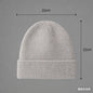 Winter Wool Knitted Beanie Hat Men Women Warm Cap Unisex Skull Cap