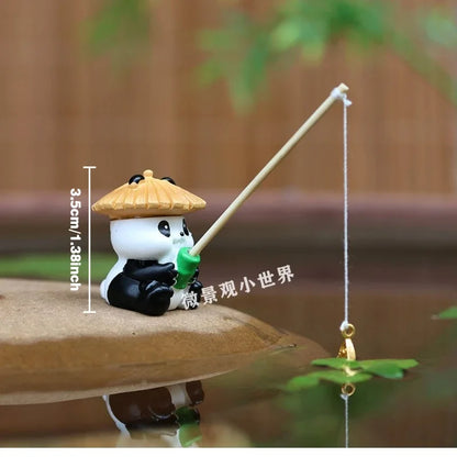 Decoration Mini Fishing Garden Ornament for Fish Tank Pond