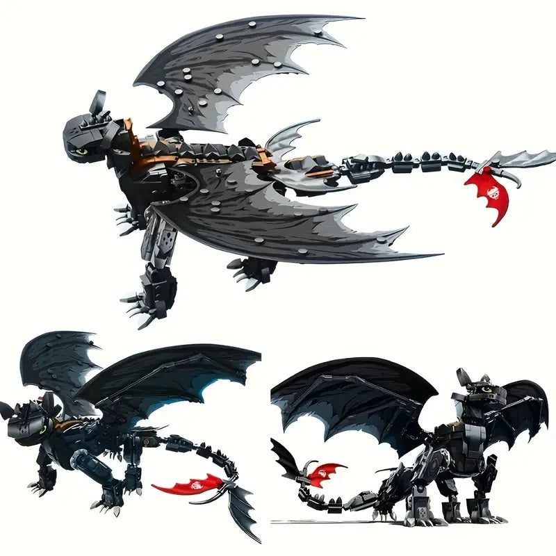 1026+pcs Dragon Master Building Blocks Set Collection Model Educational Toy Gift