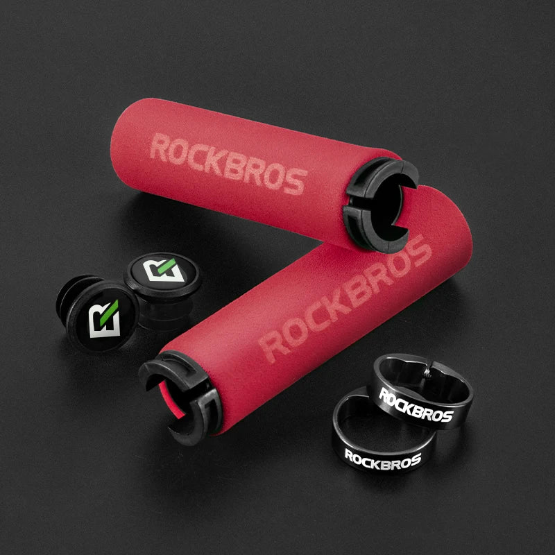 Rockbros Bike Grips Anti-skid Handlebar MTB Double Lock 13cm 2.2cm