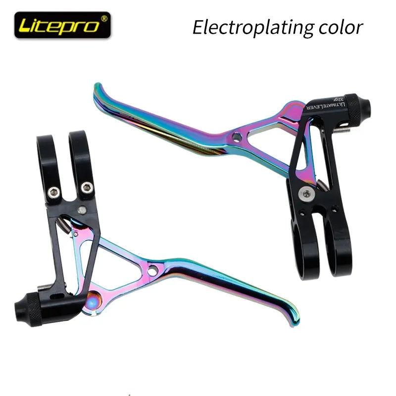 LP Litepro Ultralight CNC Folding Bike V-Brake Lever 64g for Road Small Wheel