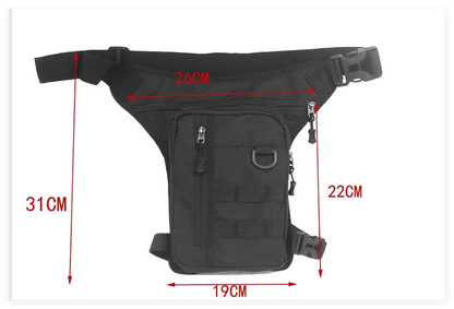 Motorcycle Bag Waterproof Leg Pack Outdoor Fishing Waist Bags for Men