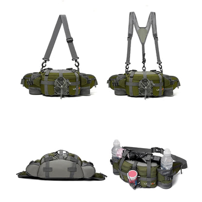 Outdoor Sports Waist Bag Hiking Cycling Climbing Storage Bag Versatile Travel Mountaineering Waist Bag-EXPROTAS