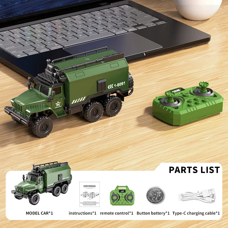 Mini Remote Excavator 1/64 Scale RC Control Model Toy for Boys Adults